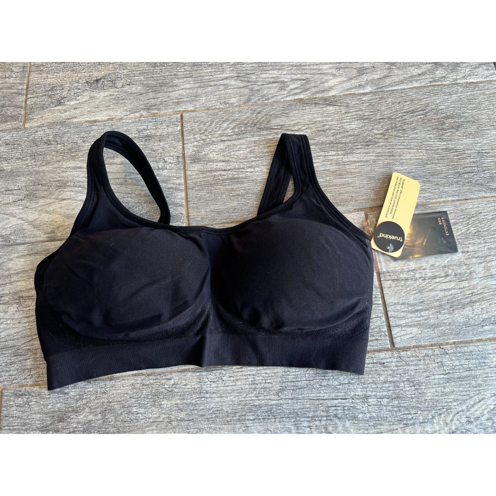 Truekind Daily Comfort Wirefree Shaper Bra NWT w Extender XL Extra Large 10022